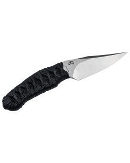Böker Plus 302 fixed blade knife Nitro-V stainless steel satin finish black ray skin and black cord wrapped handle