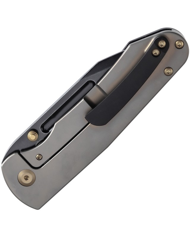 Kansept Superhawk Pocket Knife  CPM S35VN Steel Black Anodised Titanium Handle
