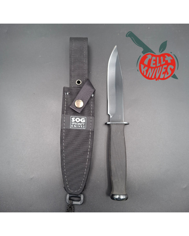 SOG Knives Government Recon S21 gun blued SK-5 Carbon steel Kraton handle cordura sheath