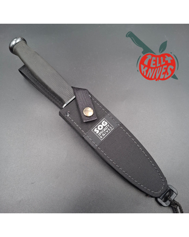 SOG Knives Government Recon S21 gun blued SK-5 Carbon steel Kraton handle cordura sheath