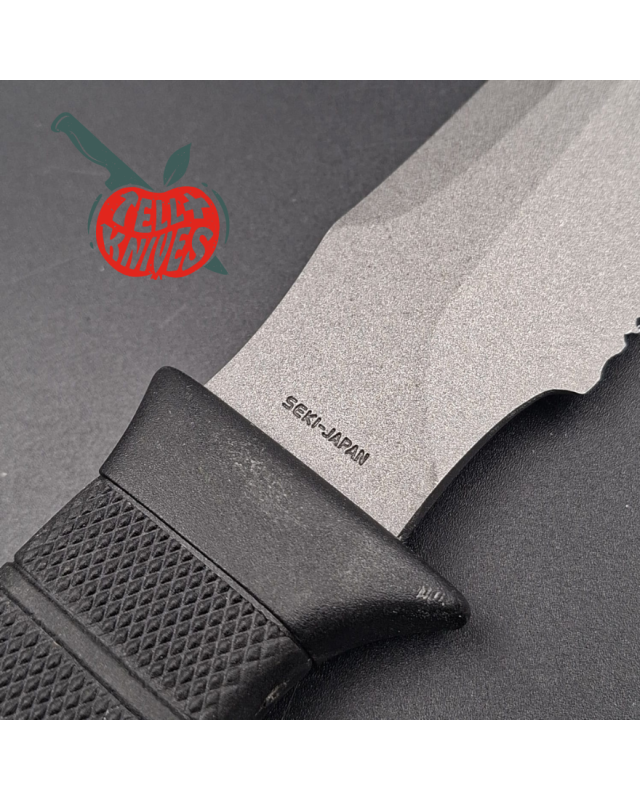 SOG SEAL 2000 S37 AUS8 stainless steel grey coated blade black Zytel handle kydex sheath