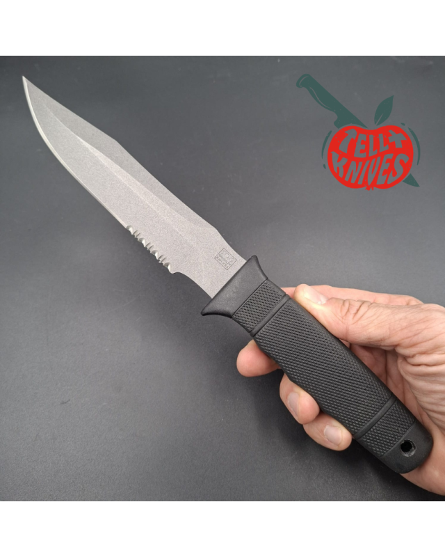 SOG SEAL 2000 S37 AUS8 stainless steel grey coated blade black Zytel handle kydex sheath