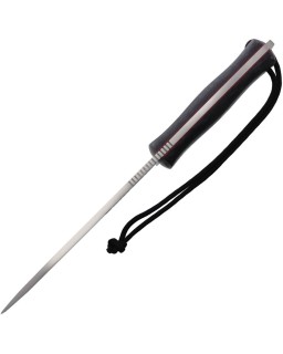 JOKER Nomad 6.5 full tang fixed blade Böhler N695 stainless steel satin finish Black Micarta handle Kydex sheath