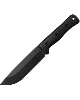 REIFF F6 Leuku Gen2 Survival Knife CPM-3V steel black DLC coated blade Black Micarta handle black kydex sheath