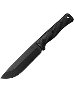 REIFF F6 Leuku Gen2 Survival Knife CPM-3V steel black DLC coated blade Black G10 handle black kydex sheath