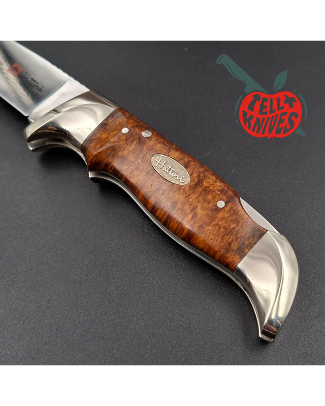 1999 Hattori Limited Edition H-51 folding knife VG-10 steel miror finish mahogany wood handle wood box 99pces