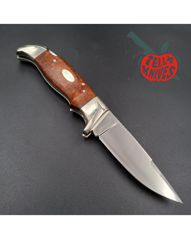 1999 Hattori Limited Edition H-51 folding knife VG-10 steel miror finish mahogany wood handle wood box 99pces
