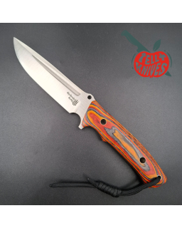 Sergey Shidlovskiy Custom Knives Fighter Compact Full tang 440C stainless steel laminate wood handle