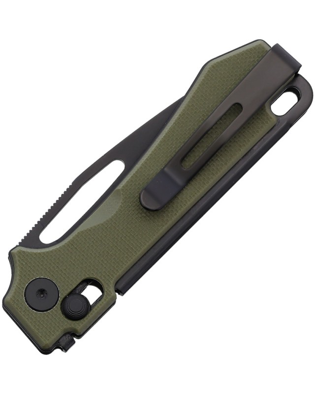 Real Steel Vis Crossbar Sandvik Folding Knife  12C27 Steel Blue G10 Handle