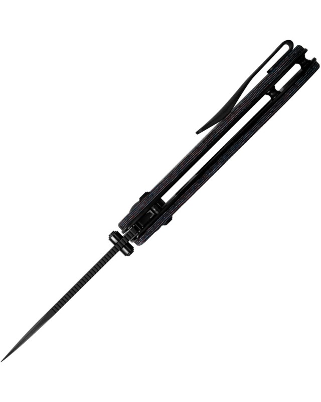 Kizer Drop Bear Clutch Lock Black DLC S45VN Nebula Carbon Fiber Handle