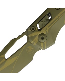 Microtech MSI Ram-Lok Bamboo Cerakote M390MK Steel Blade Cerakote Aluminium Handle