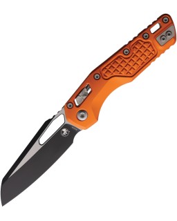 Microtech MSI Ram-Lok Two-Tone M390MK Steel Blade Orange Frag Pattern Aluminium Handle