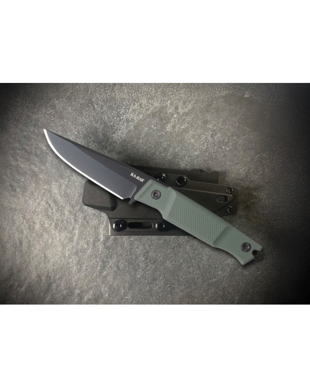 Ka-Bar Apex Fixed Blade  D2 Steel Green GFN Handle