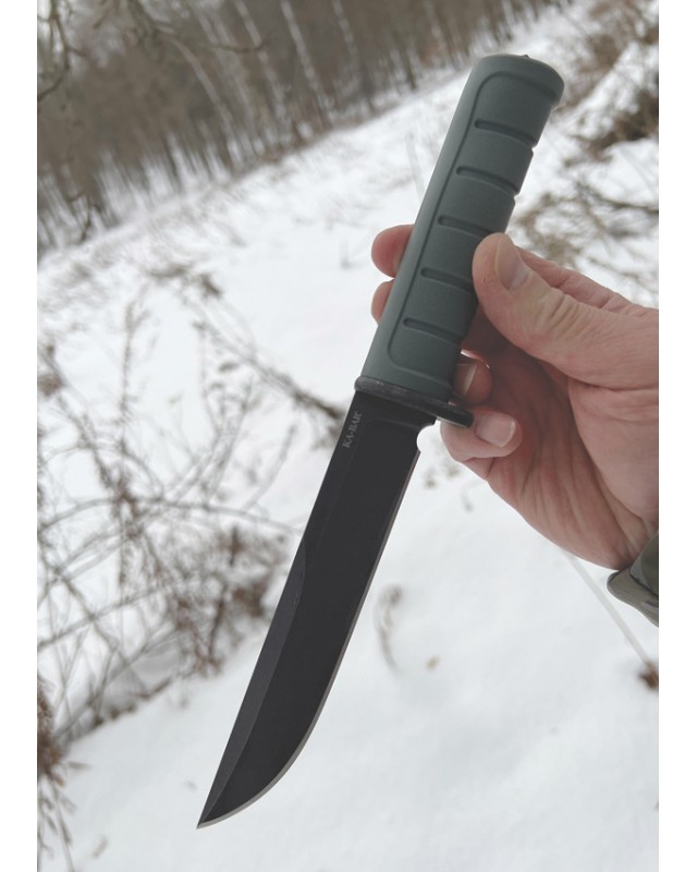 Ka-Bar Dust I Fixed Blade  D2 Steel Green GFN Handle