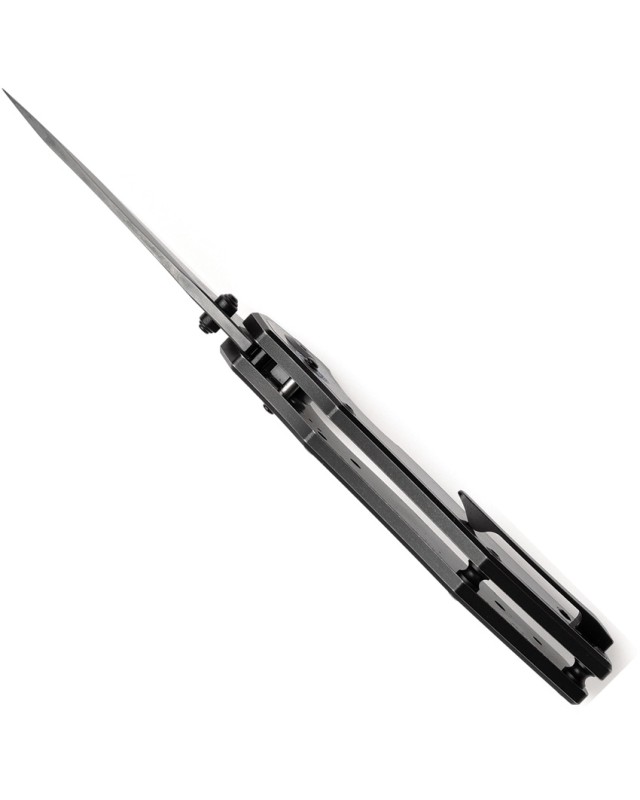 Kansept Apollo Crossbar Lock Folding Knife  CPM S35VN Steel Blue Carbon Fiber Titanium Handle