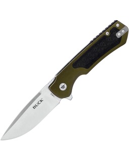 Buck Stinger Poket Knife  D2 Steel Black Carbon Fiber Aluminium Handle
