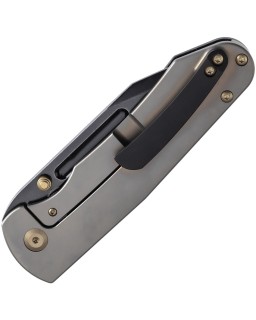 Kansept Superhawk Pocket Knife  CPM S35VN Steel Black Anodised Titanium Handle