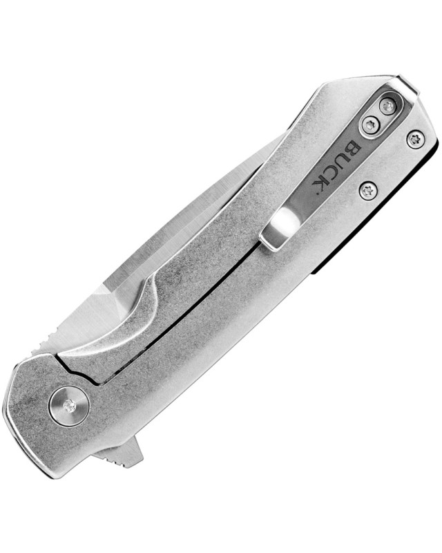 Buck Stinger Poket Knife  D2 Steel Black Carbon Fiber Aluminium Handle