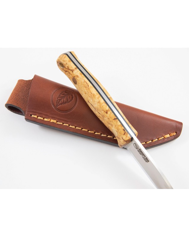 Casström No 8 Swedish Forest Knife 12807 14C28N Steel Green Micarta Handle