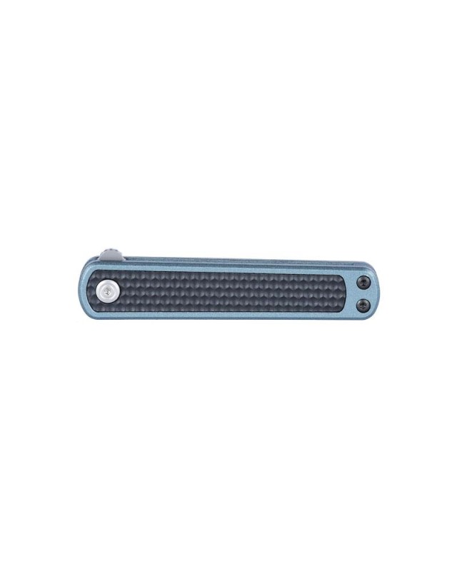 CRKT Pup CR7070 Folding Knife AUS-10A Black and Blue GRN Handle