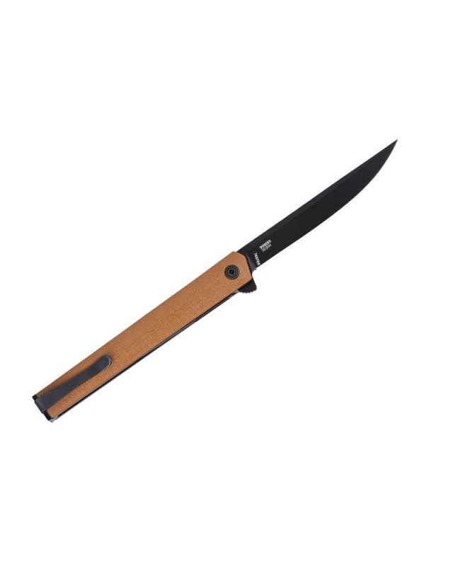 CRKT CEO Folding Knife CR7097DK AUS-8 Steel Brown GRN Handle
