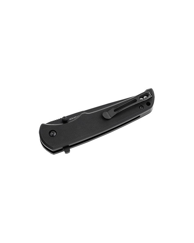 Böker Magnum Blackjay Folding Knife  440A Steel Black G10 Handle