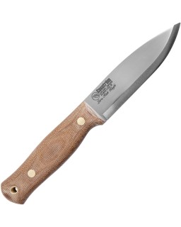 Casström Lars Falt Knife Fixed Blade 11850 A8 MOD Steel Natural Micarta Handle