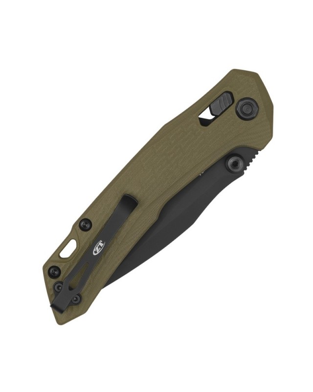 Zero Tolerance  folding knife CPM-M4 steel black DLC finish blade OD Green G10 handle DuraLock