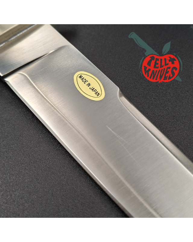AL MAR KNIVES shiva fixed blade full tang VG-10 steel black micarta handle black leather sheath SEKI Japan