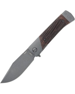 SCHRADE Frontier Folding Knife Linerlock stainless steel blade grey coating flipper