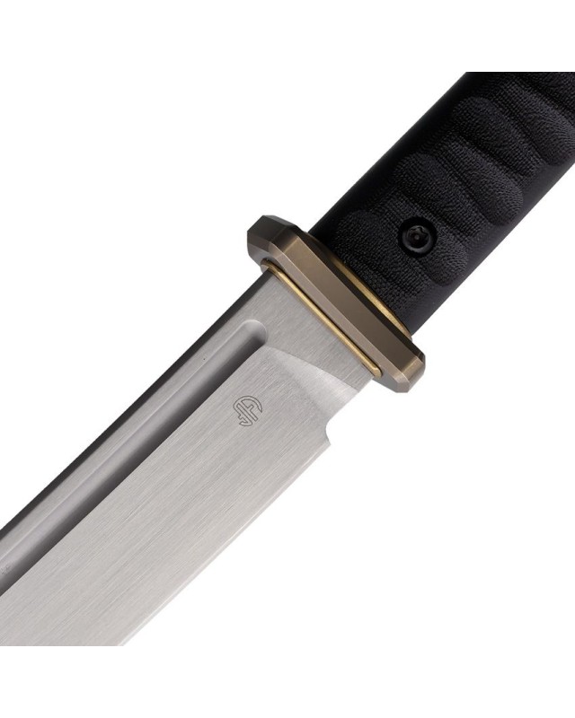 Ninja Tanto HITACHI SLD-magic SAN MAI steel black G10 handle Hand polished finished