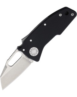 DEMKO Nano Shark-Lock CPM-20CV premium steel satin finish blade black G10 handle
