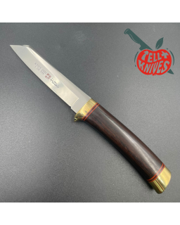 Hattori fixed blade "2005 Knife of the Year" Reverse Tanto 3717 VG-10 stainless steel brass guard and pommel ebony wood 