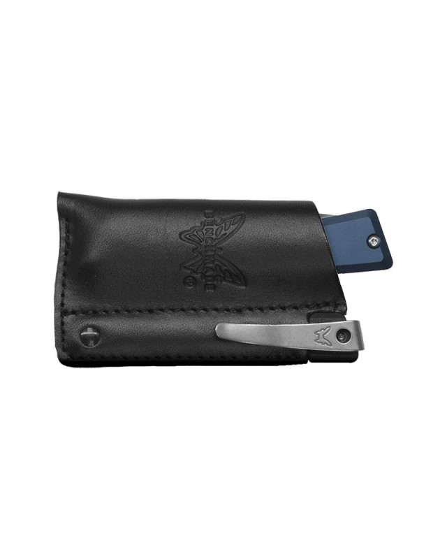 Benchmade Successor 315 M390 steel satin blade finish gray blue Aluminium handle