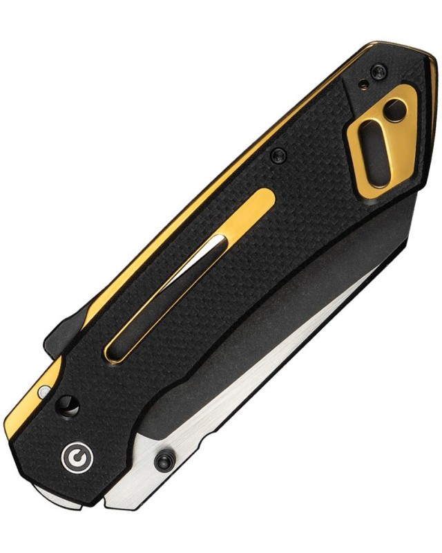 CIVIVI Buster FG Nitro-V steel two-tone finish Superlock black G10 handle