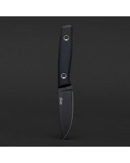 TRC Knives Classic Freedom M390 steel DLC Finish black G10 handle black kydex sheath