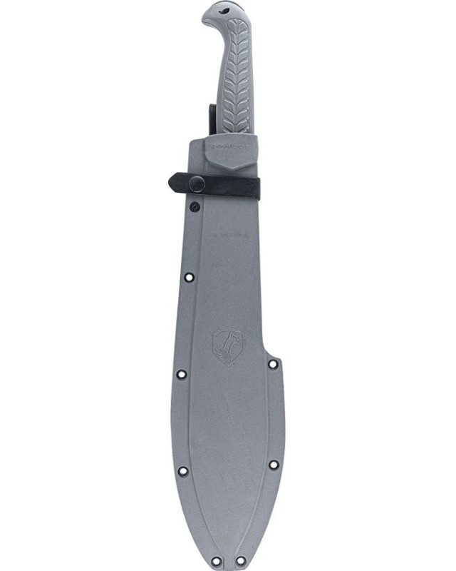 CONDOR Terrasaur Machete full tang 1075HC carbon steel Condor Classic finish gray handle gray sheath