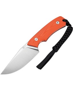 Civivi Gander Fixed Blade 14C28N steel full tang satin finish Orange G10 handle