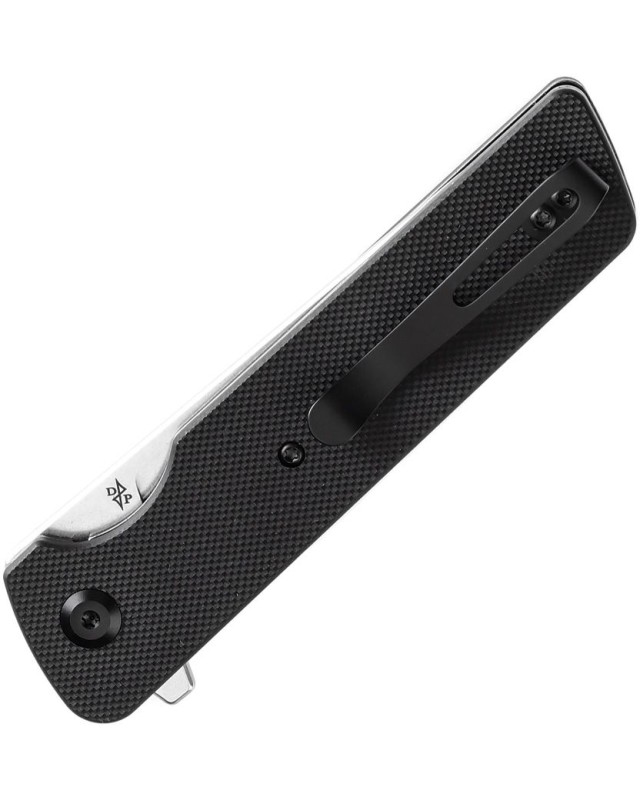 Tenable Anomaly Folding Knife Black G10 Handle stonewashed Nitro V steel Blade linerlock