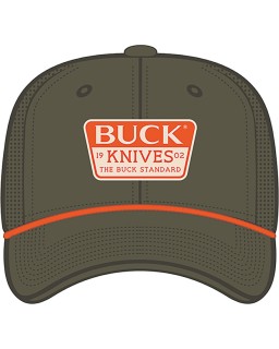 Buck Embroidered Patch Hat OD Green 14250