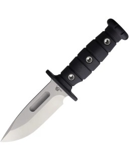Medford Luke Airman Fixed Blade Full Tang CPM-3V steel tumbled finish blade Black G10 Black Kydex sheath