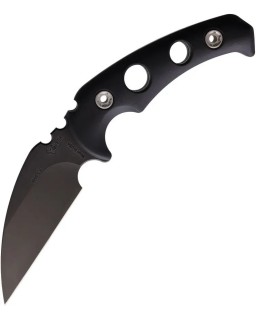 1881 Knife Works FUK Fighting Utility Knife Fixed Blade Full Tang black coated 1095HC carbon steel Black G10 handle Brow