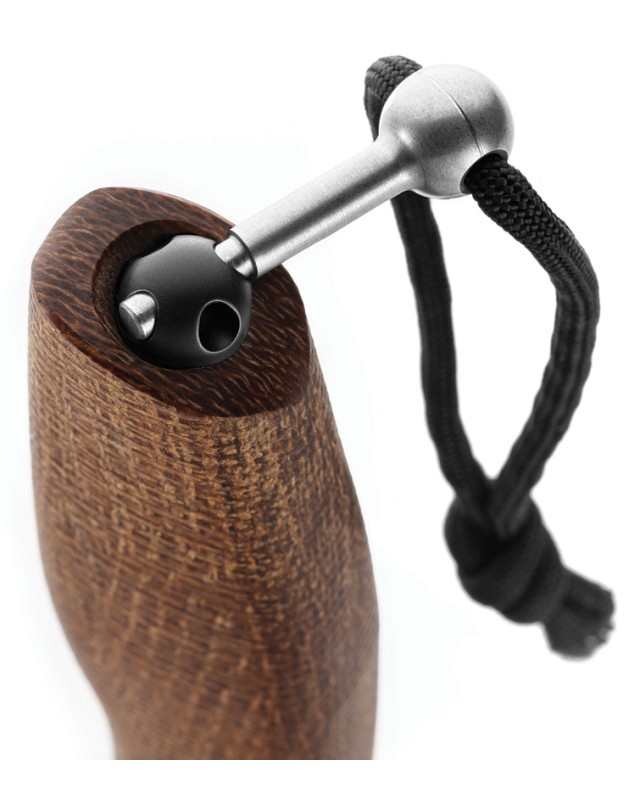 Lionsteel ACHA Fixed Blade M390 Steel PVC Coated Natural Micarta Handle AHBBLN