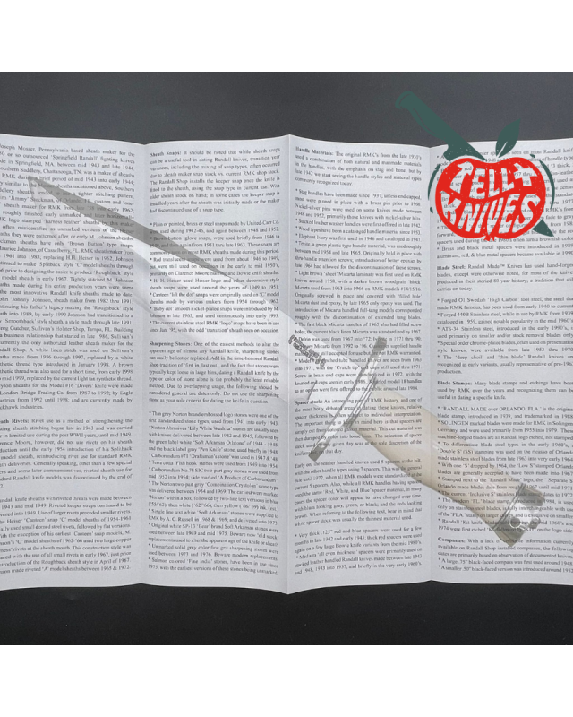 Randall Made Knives - Timeline Quick Reference Guide 4th Edition