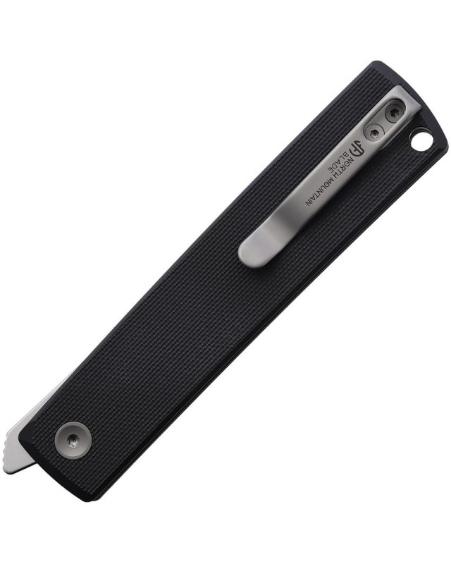 North Mountain Blade Kaiken SAN MAI Tanto SLD-Magic Steel Linerlock black G10 handle