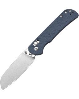 CJRB Lyrid AR-RPM9 stainless steel satin finish blade Crossbar Lock Gray G10 handle