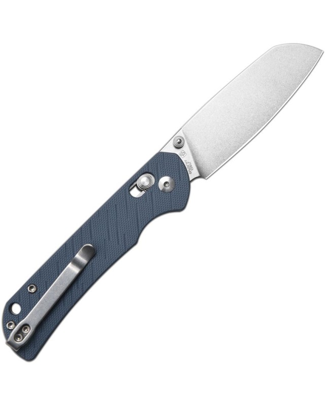 CJRB Lyrid AR-RPM9 stainless steel satin finish blade Crossbar Lock Gray G10 handle