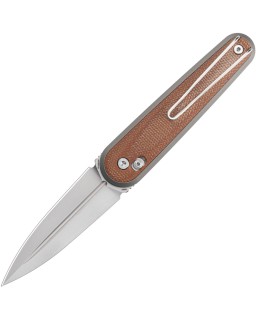 SRM Twin 251MB Ambi-Lock Bead Blast Bohler N680 Steel Blade Micarta Handle