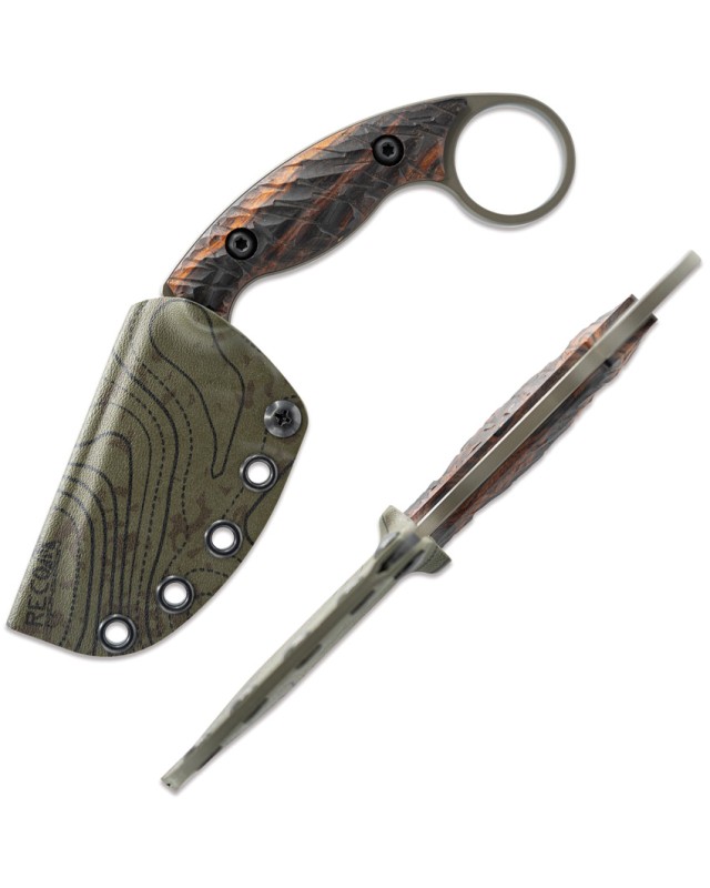 Karsumba S Fixed Blade '65 Collection OD Green CPM-M4 Steel Blade Ironwood Handle