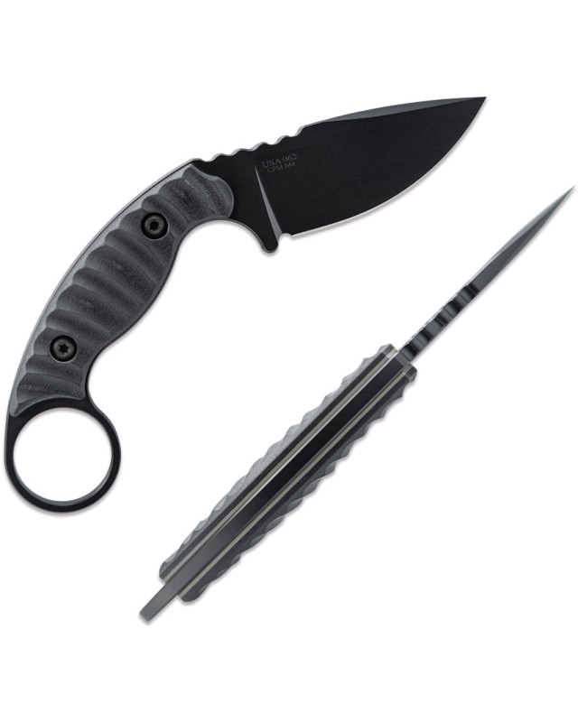 Toor Karsumba S SoCom Fixed Blade CPM-M4 Steel Black G10 Handle